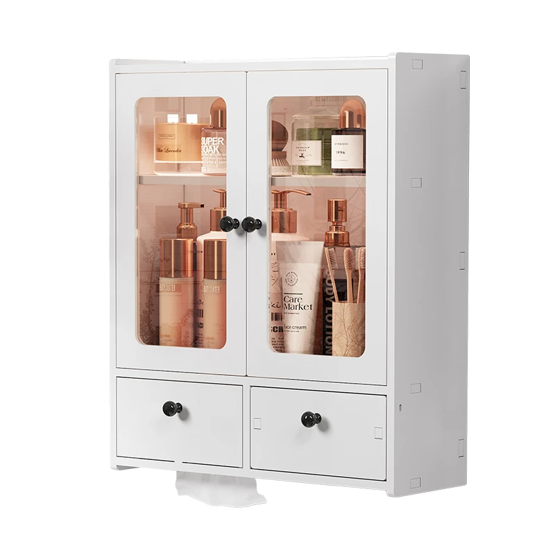 

Bathroom rack, storage cabinet, no punching, wall mounted