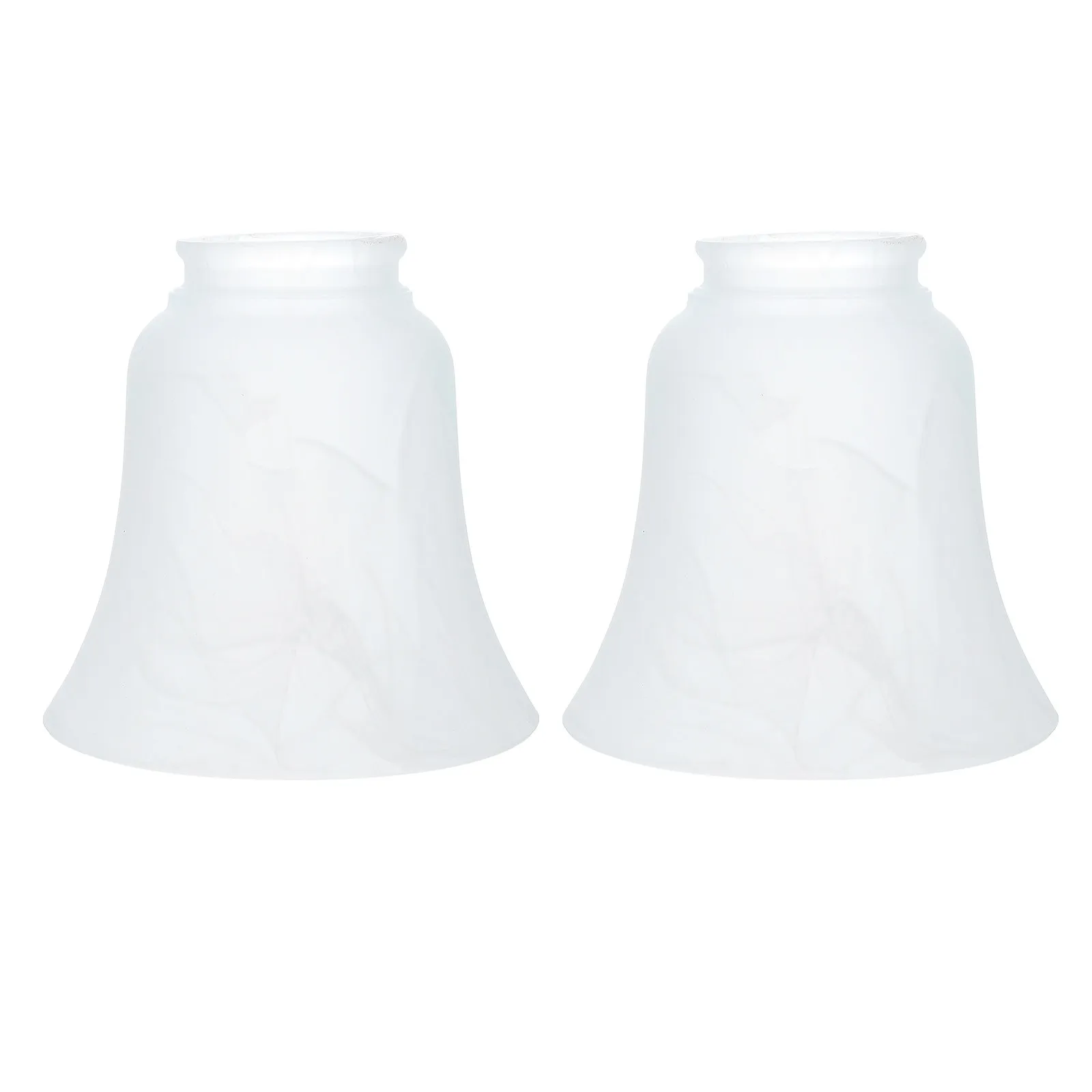 2Pcs Glass Lampshade Frosted E27 Light Cover for Ceiling Wall Table Lamp Modern Lamp Replacement Cover Glass Lampshade