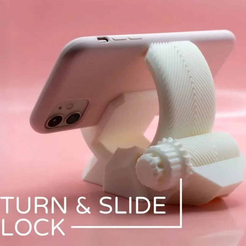 

Подставка для телефона с 3D принтом «елочка» Регулируемая настольная подставка для телефона Портативная подставка для телефона с 3D-печатью