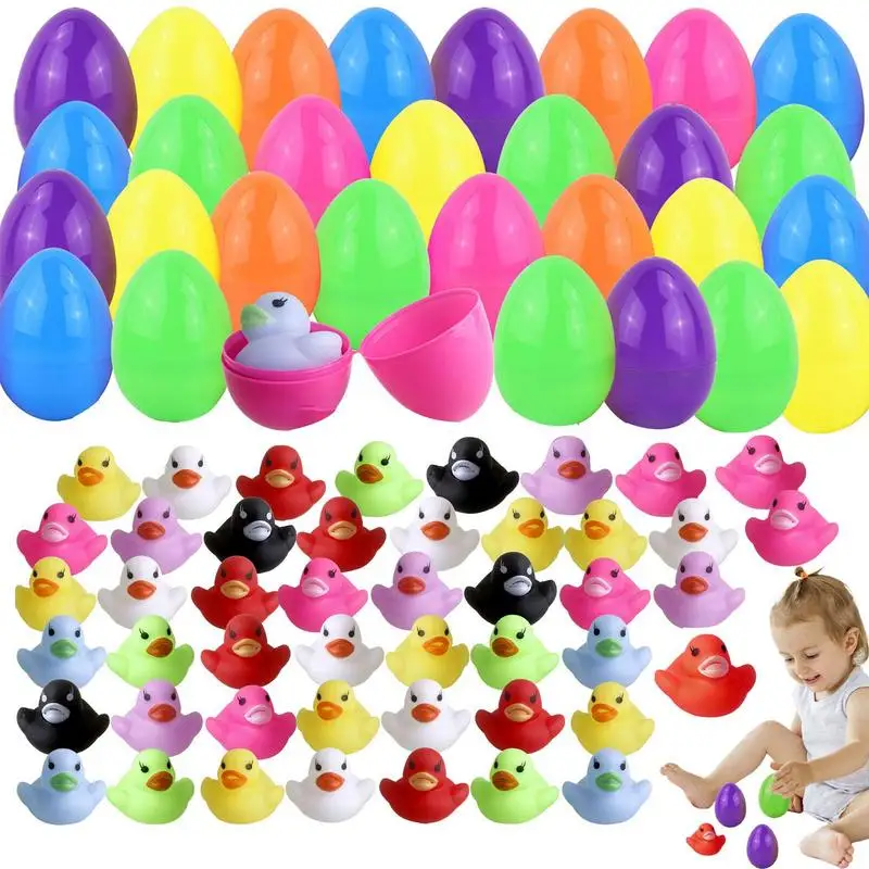 

Easter Basket Stuffers Rubber Easter Egg Animal Toys Soft Basket Filler For Boys & Girls Cute Easter Toys For Party Favors