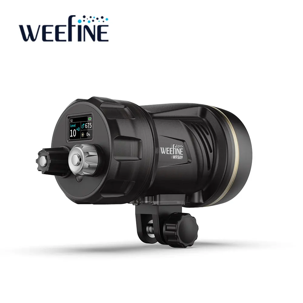 WEEFINE New WFS09 Ring Strobe Light Waterproof Diving Torch Professional Diving Flashlight for Underwater Photography