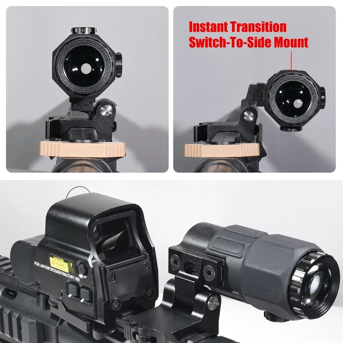 Eotech 558 Collimatore olografico Red Dot Sight G43/G33 3X G45 5X Lente d\'ingrandimento Attrezzature softair Caccia con attacco da 20 mm e leva QD