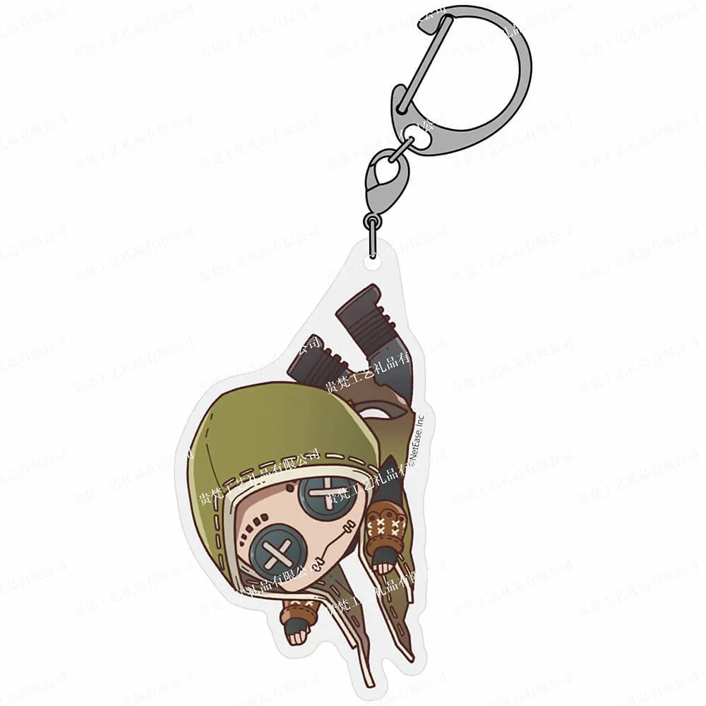 6cm Identity V Anime Character Model Acrylic Keychains Woman Cute Cartoon Bag Pendant Decoration Key Chain Fans Christmas Gifts
