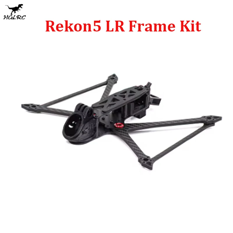 HGLRC Rekon5 LR Long Range Ultra-light Frame 222mm Wheelbase 4mm Arm for O3 Air Unit 5inch FPV Mini Long Range Drone