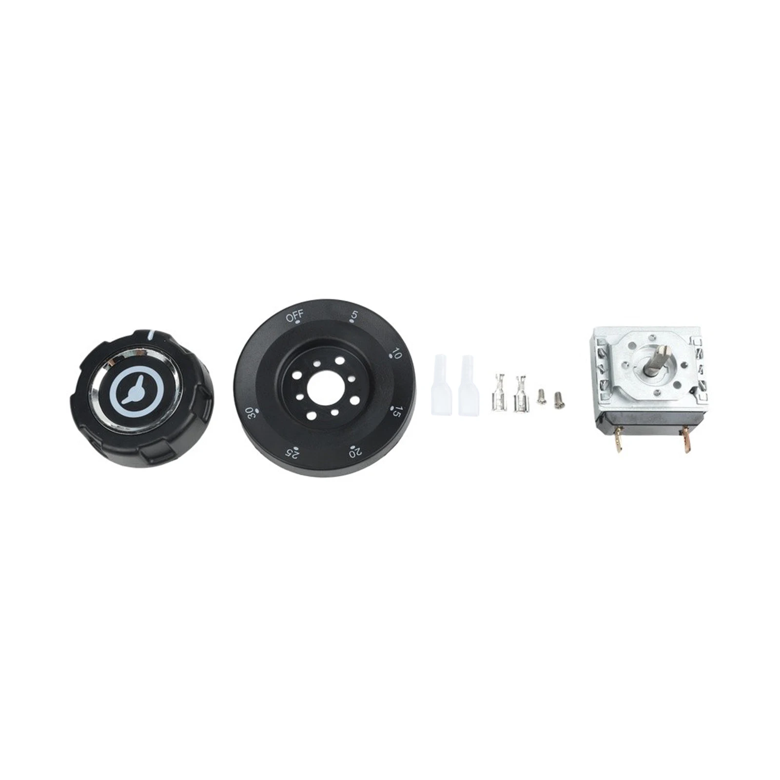 Adjustable Cooking Timer Knob Knob Kitchen Timer Sliver Black Microwave Oven Timer Audible Bell Notification 120 Minute Timer