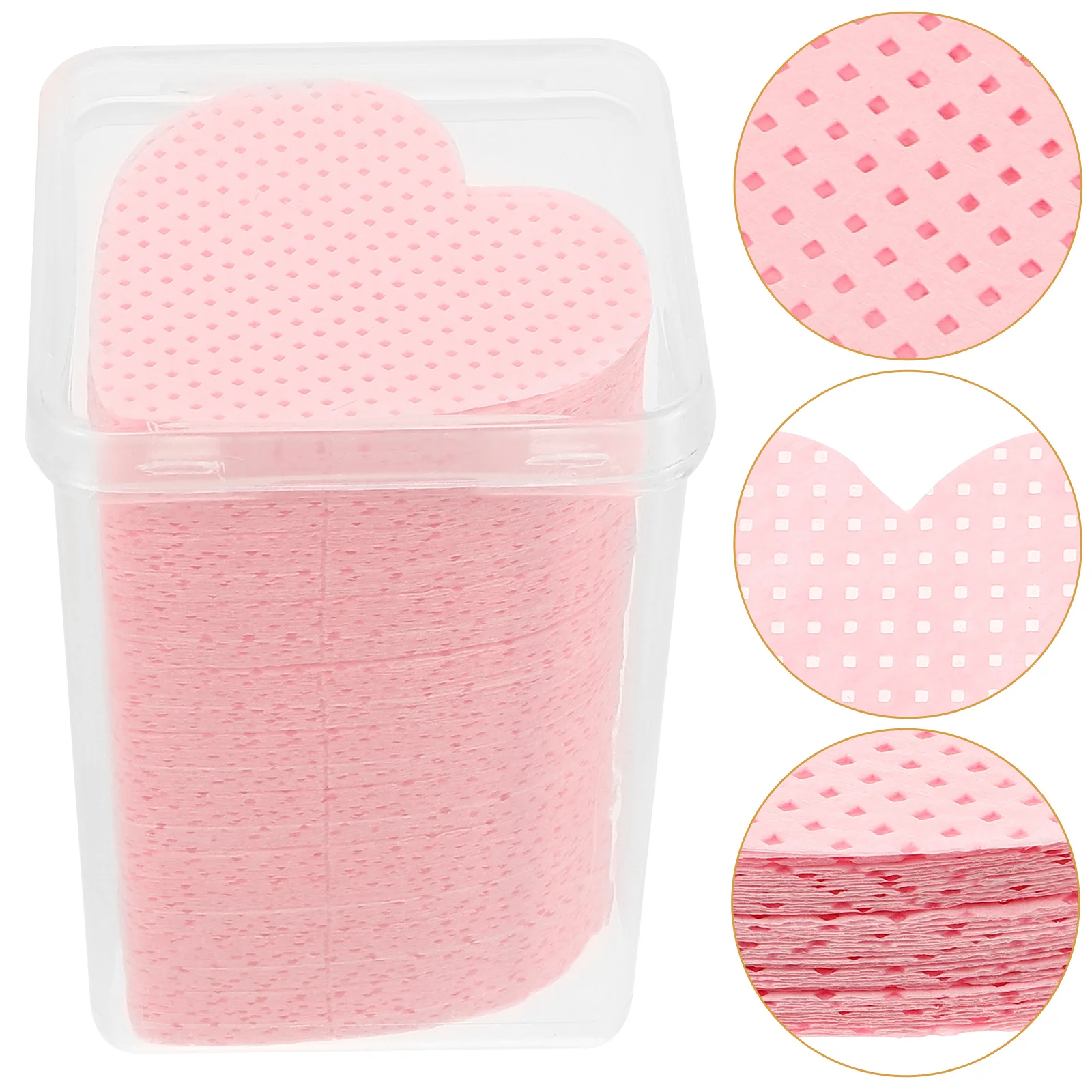 Nail Wipes Cotton Pads For Nail Polish Remover Lint Free Wipes Gel Nails Makeup Remover Travel Size Manicure Tool