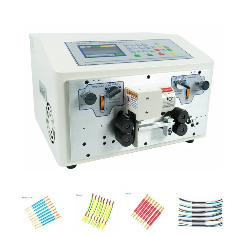 SWT-608-BHT2N/S Flat Sheath Inner And Outer Double Layer Peeling Machine Touch Screen Control Optional Extra Blade Protect Case