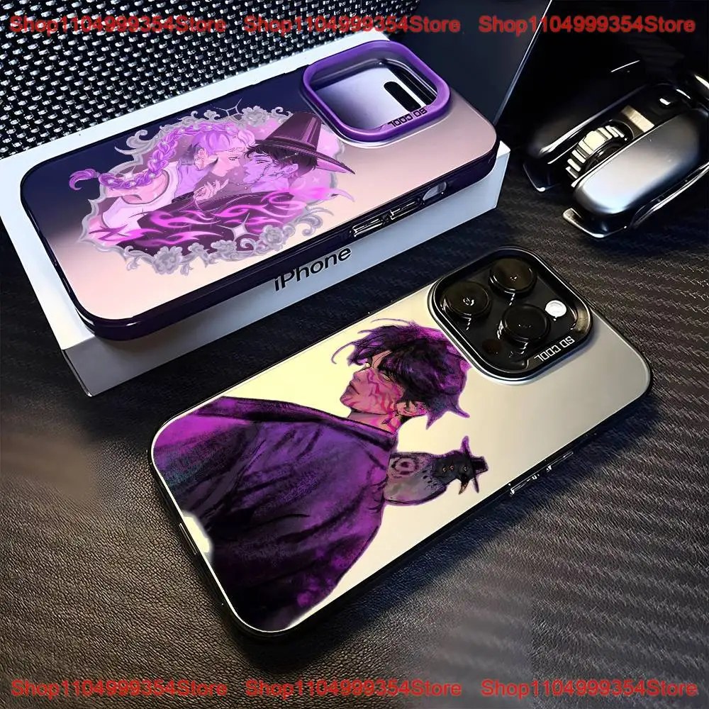 

Demon Hunters Phone Case For iPhone 16,15,14,13,12,11,Mini,Pro,MAX Purple Matte Shockproof Cover