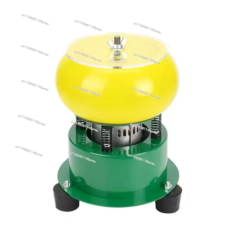 6 Inch Vibratory Tumbler for Jade Agate Polishing, Rock Stone Grinder Machine, Efficient Barrel