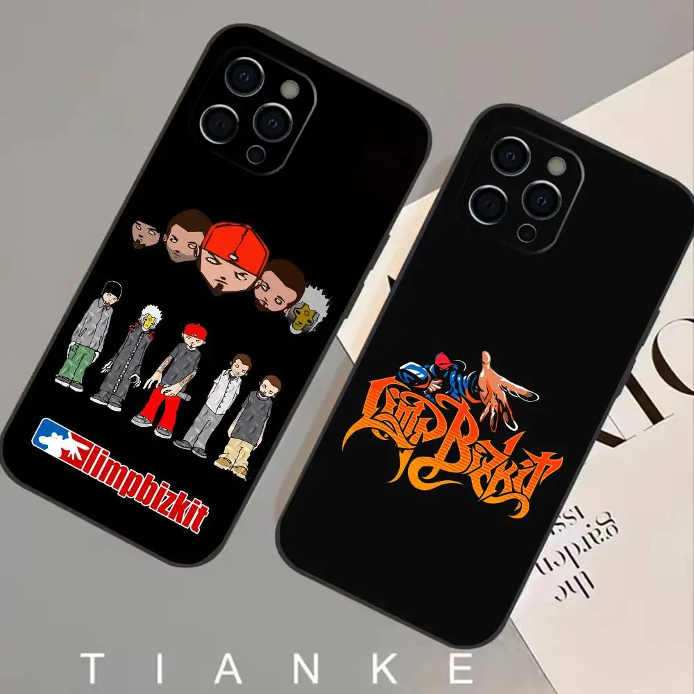 Чехол для телефона Rock Band Limp Bizkit для iPhone 17, 16, 15, 14, 13, 12, 11 Plus, Pro Max, мягкий силиконовый, черный