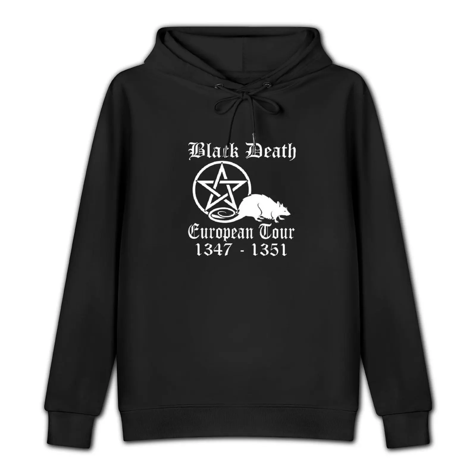 Black Death European Tour Funny Band Tour History Design Pullover Hoodie mens clothing anime clothes hoodie streetwear