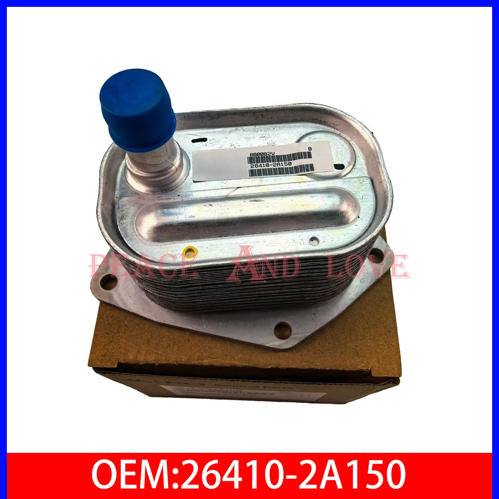 

26410-2A150 264102A150 Brand New Engine Oil Cooler Fit For Hyundai D4FA D4FB MK1 1.6 1.5 CRDi