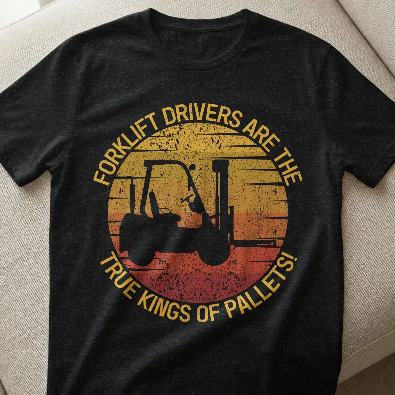 Forklift Driver png Pallet King T Shirt Design Funny Work Sublimation Warehouse Crew Instant Download dtf File vintage Washed