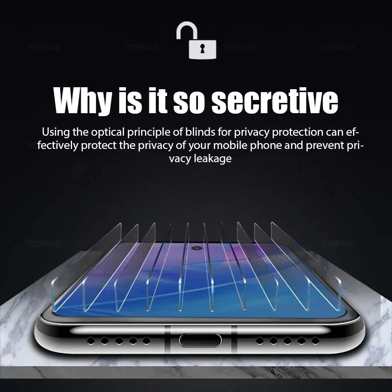 1–3 Stück Fingerabdruck-Entriegelung, Privatsphäre, Anti-Spionage-Pipiing, 0,2 mm, 9H gehärtetes Glas für Google Pixel 9 10 Pro XL Displayschutzfolie – Detail 22