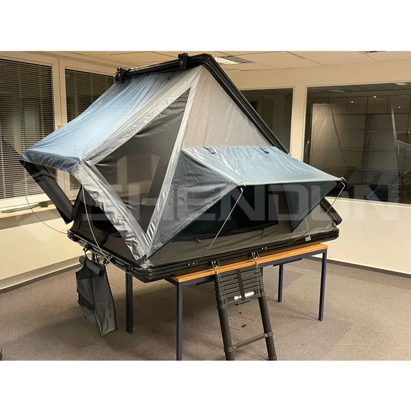 

Hard shell camping hot sale hardtop roof top tent top roof tent rooftop tent car 2 person aluminum