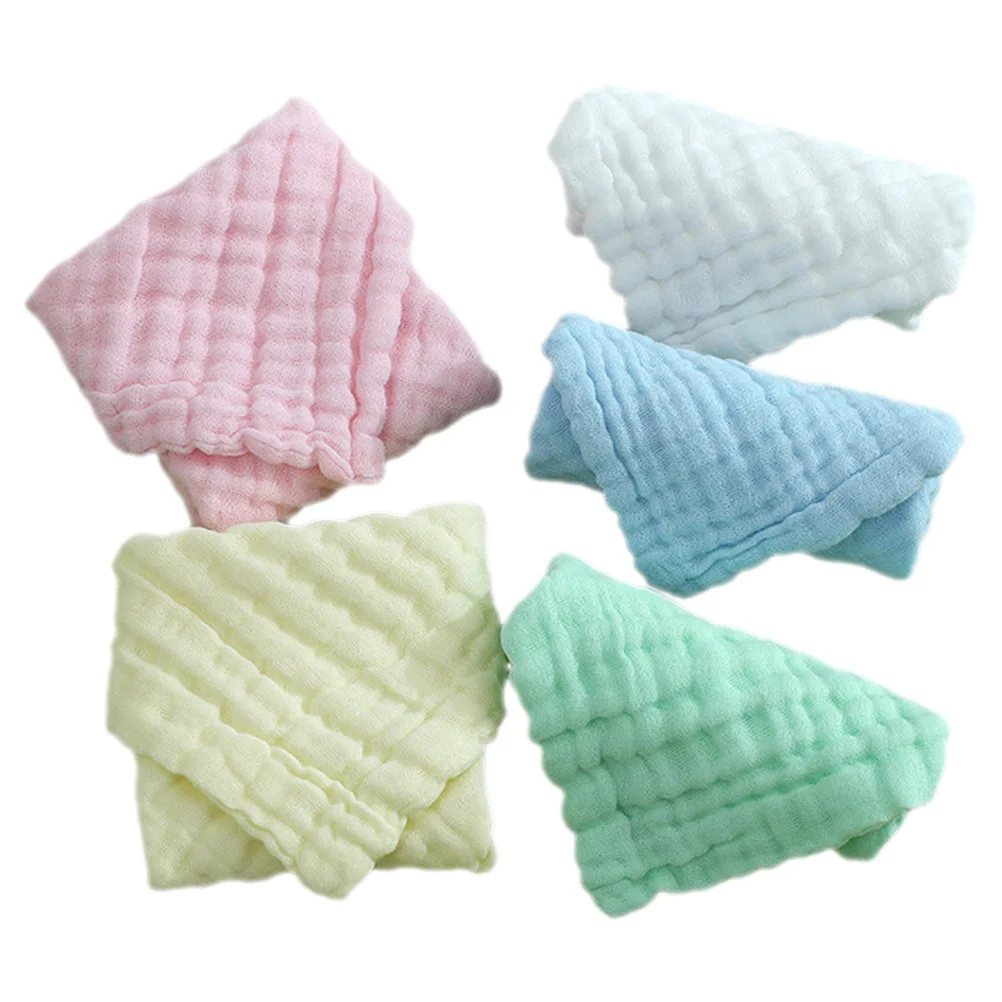 

5 Pcs Hooded Towel Kids Kids' Toddler Bath Robe Washcloth for The Face Muslin Washcloths Baby