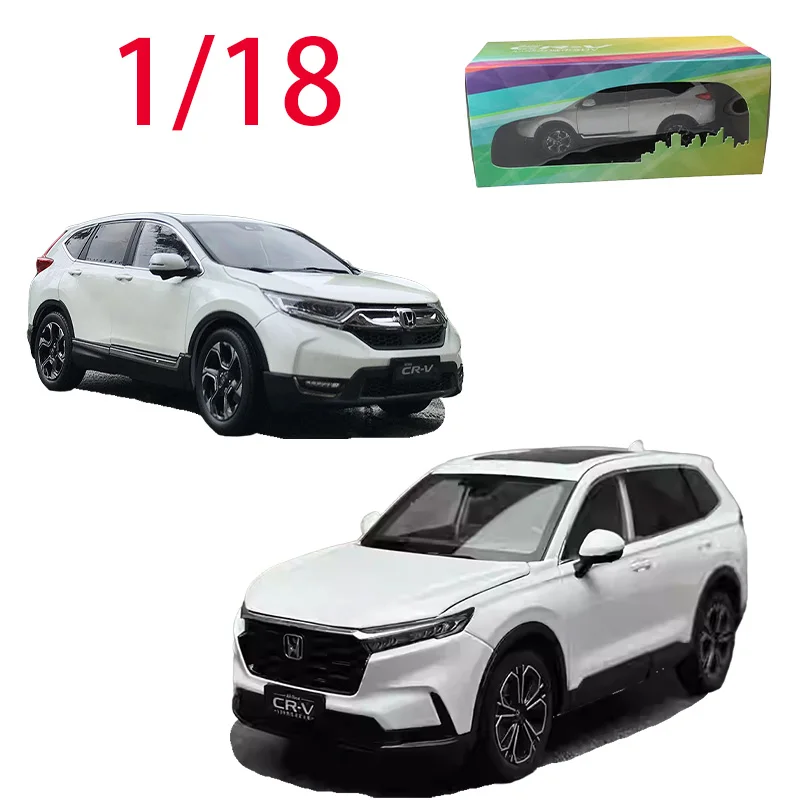

Литая под давлением модель автомобиля из сплава Honda в масштабе 1/18, Honda New CRV 2017, внедорожники, игрушки для мальчиков, оригинальная коллекция коробок