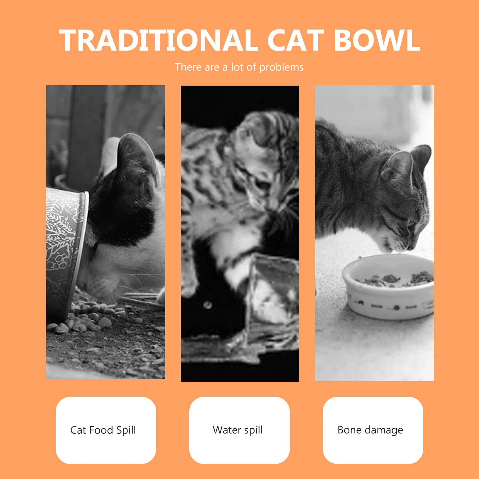 

Automatic Stainless Steel Dog Bowl Pet Feeder Food Water Dispenser Lightweight Multifunctional Cat Dog Food for Busy