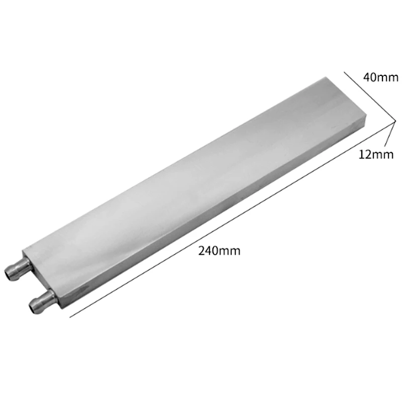 Aluminium CPU Kühler Kühler 30 40 80 120 160 200 240 250 300mm Prozessor PC Laptop Kühlkörper, CPU GPU Wasser Kühlung Block