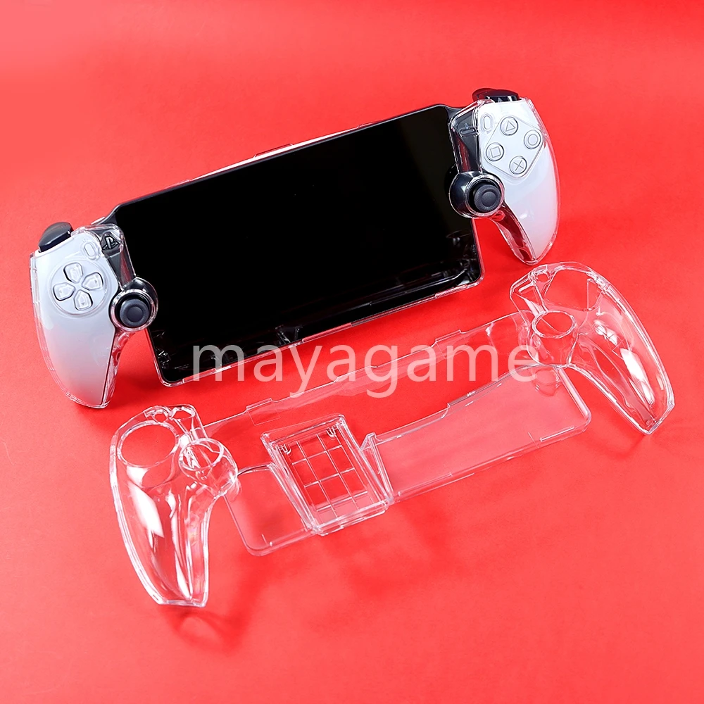 5 قطعة حافظة شفافة لوحدة تحكم بوابة PS5 حافظة حماية كريستالية صلبة ملحقات ألعاب شل