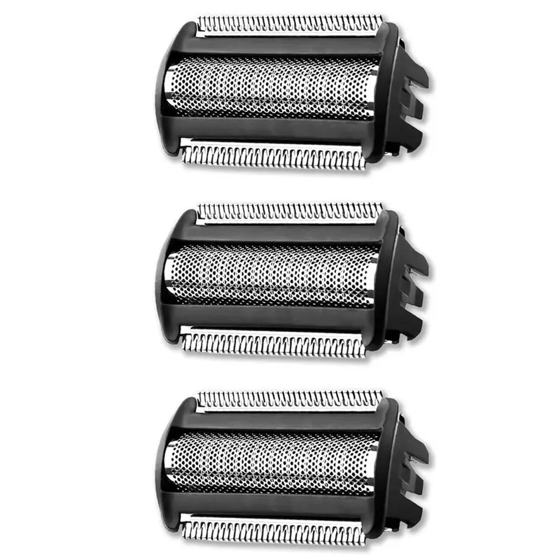 Hot-Replacement Heads BG2000(3 Pcs) For Norelco Bodygroom Series 7000, 5000, 3000- Foil Shaver Heads Included