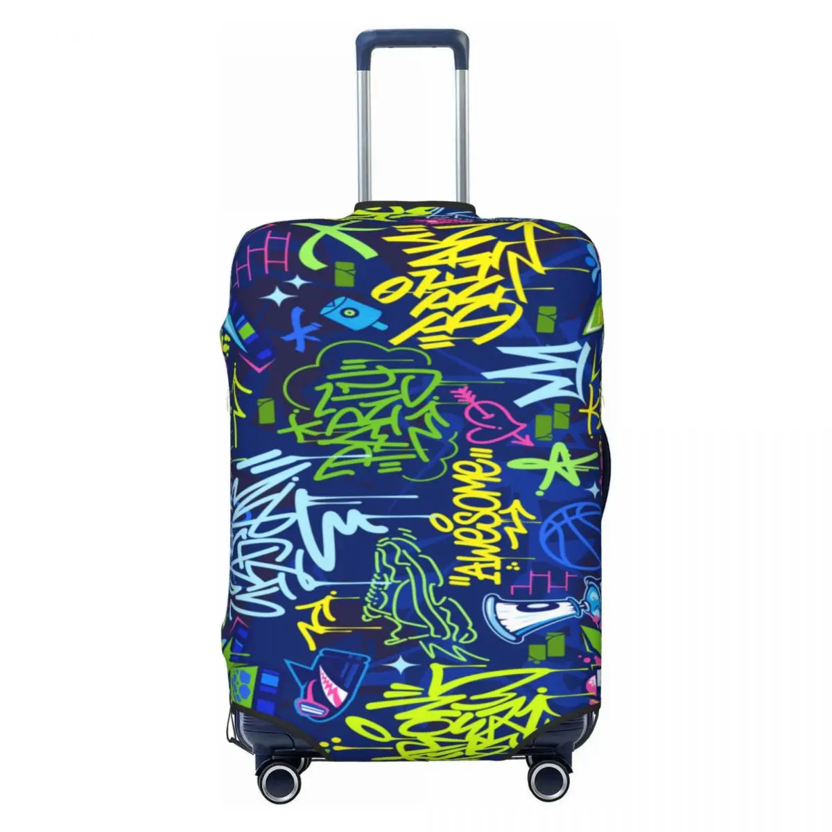 

Пользовательские абстрактные городские стили хип-хоп граффити уличное искусство чемодан модные защитные чехлы для чемодана костюм для 18-32 дюймов