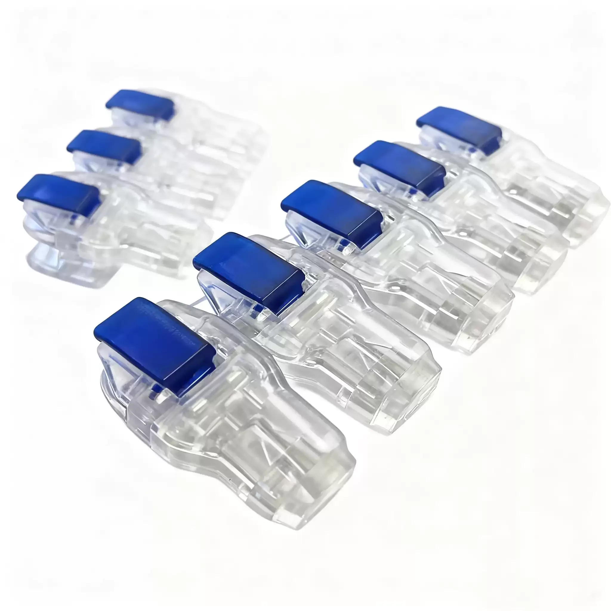 Original PHL  GE ECG Surelock Multi-fuction Clear Tab Snap Adapter 3.0 and 4.0 Universal ECG Electrode Clip with 4mm Pins 10pcs