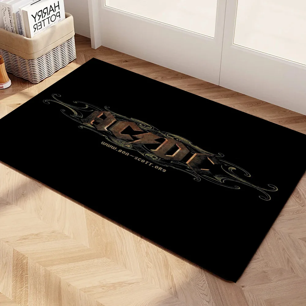 Kitchen Carpet for Home Entrance Rock-ACDCs Doormat Outdoor Rug Mat Carpets Mat for Hallway on the Floor Mats Welcome Offers