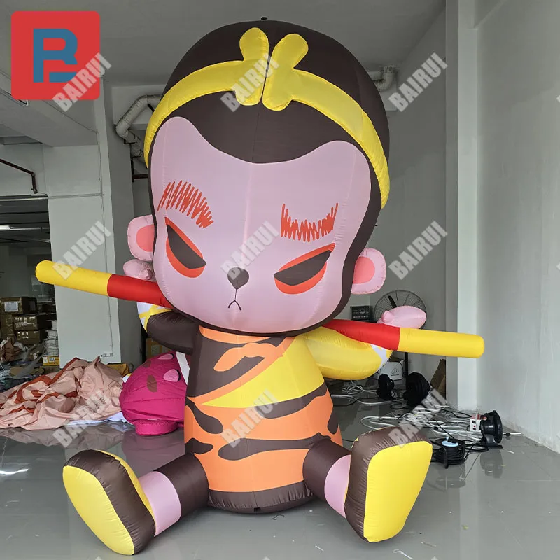 

Inflatable Monkey King Wukong model China Journey to the West IP animation flash bar stage decoration lighting props