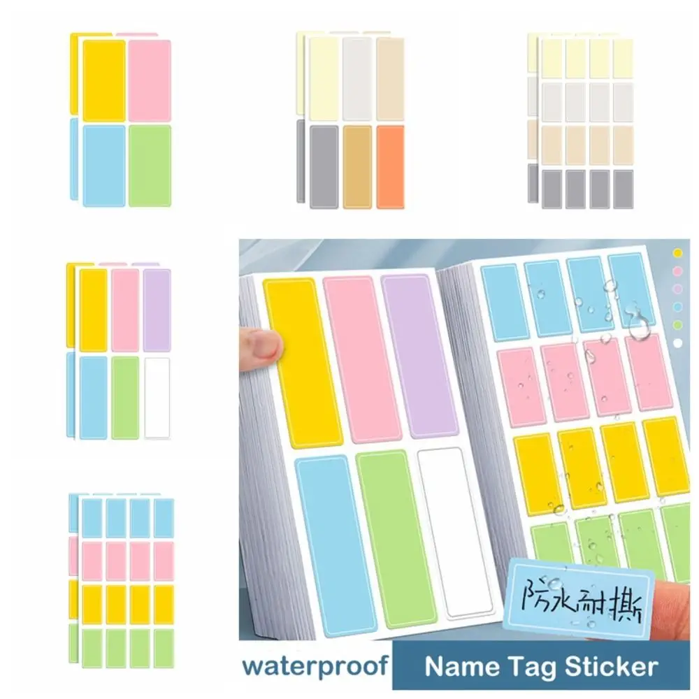 Subject Classification Name Tag Sticker Decoration Sticker Table Desk Stickers Name Labels Customize Waterproof Nameplates