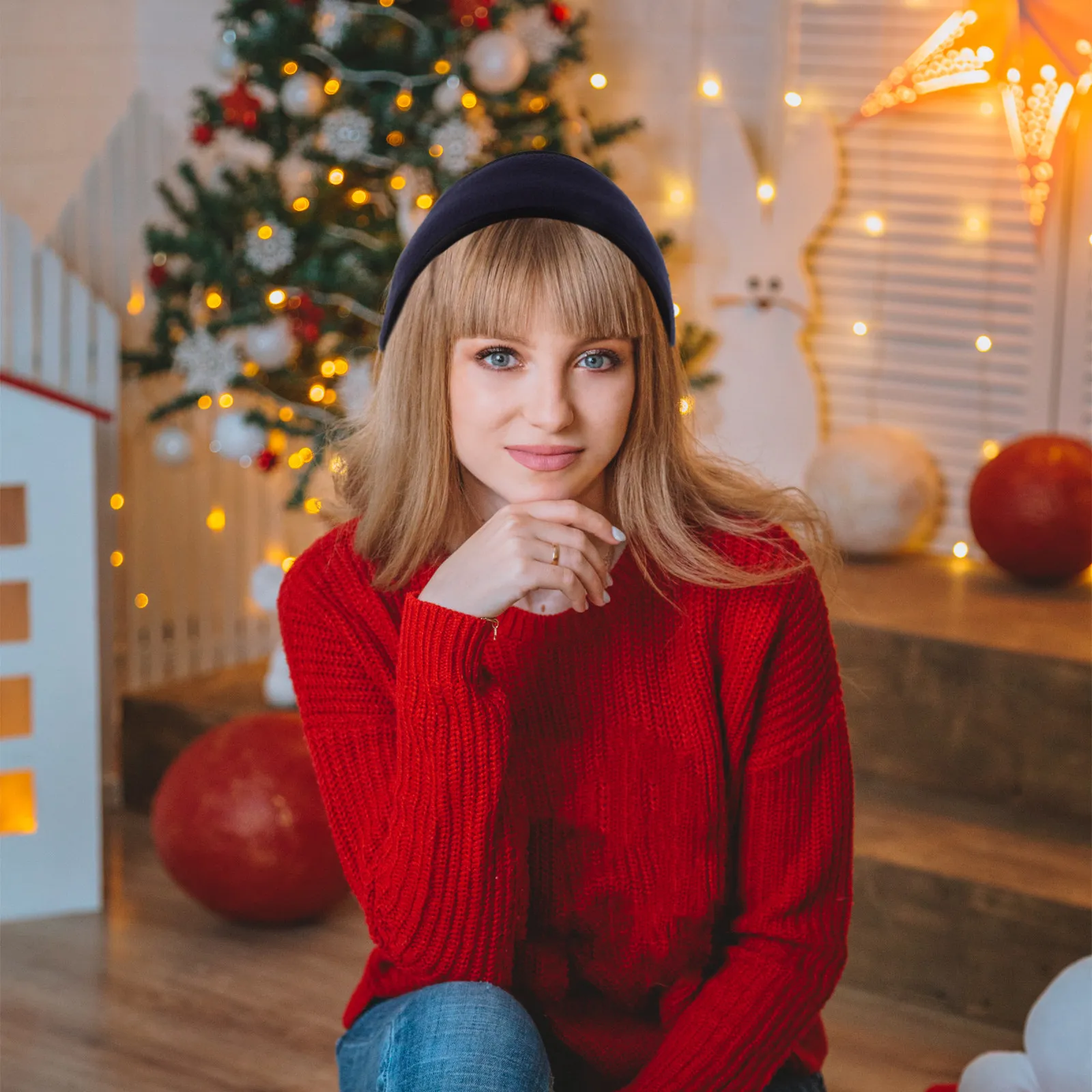 

3 шт. зимние флисовые наушники-повязки на голову, двухслойные, теплые, для защиты ушей, для мужчин и женщин, для активного отдыха в холодную погоду