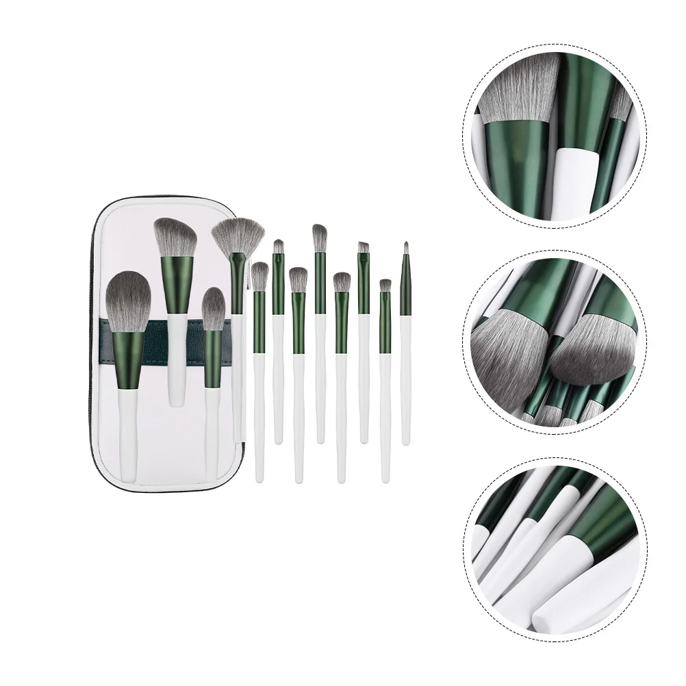 12Pcs Beauty Makeup Brush Set Professional Kit for Foundation Blush Eye Shadow Contour Highlight Eyebrow Powder