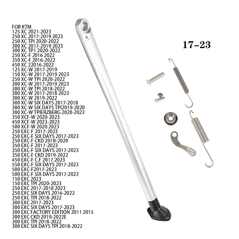 Motorcycle CNC Parking Side Stand Kickstand For KTM EXC EXCF XC XCF XCW For Husqvarna FE FX TE TX For GasGas EX EC 2017-2023