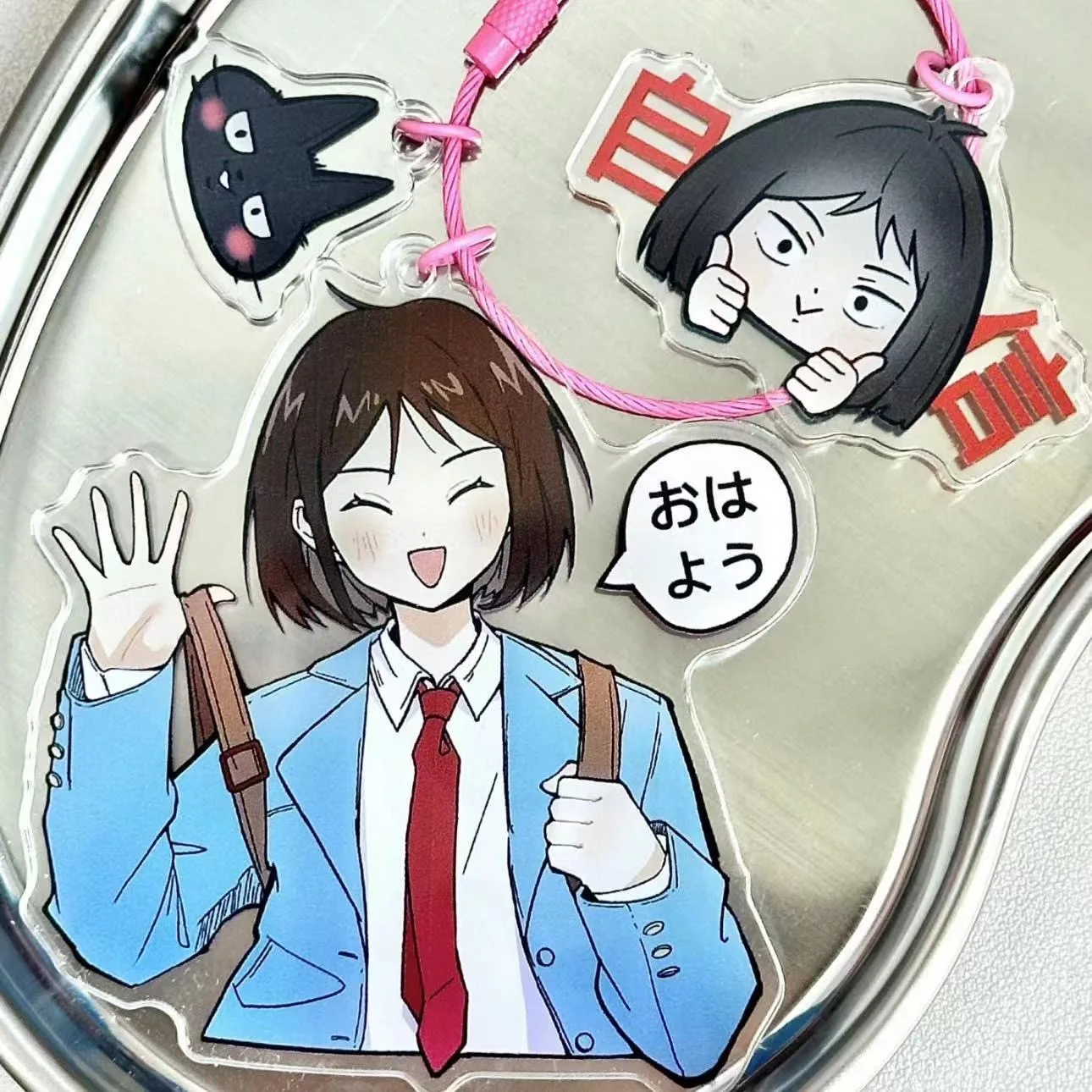 Anime Skip And Loafer Mitsumi Iwakura Sousuke Shima Gantungan Kunci Cosplay Gantungan Kunci Gantungan Kunci Akrilik Gambar Liontin Tas Aksesori