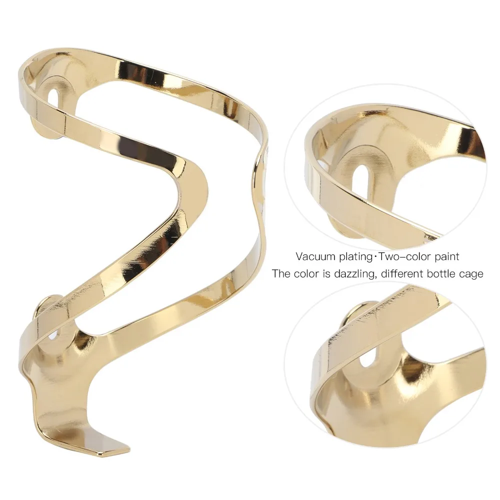 Portabotellas aleación aluminio dorado – Ligero con tornillo - imagen 3