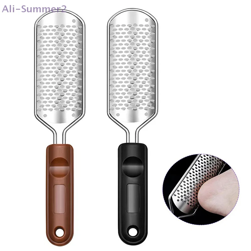 {MX} مبرد القدم من الفولاذ المقاوم للصدأ، مبشرة كعب عرموش احترافية، مزيل مسامير القدم من الجلد الميت الصلب، أداة تقشير القدم #3