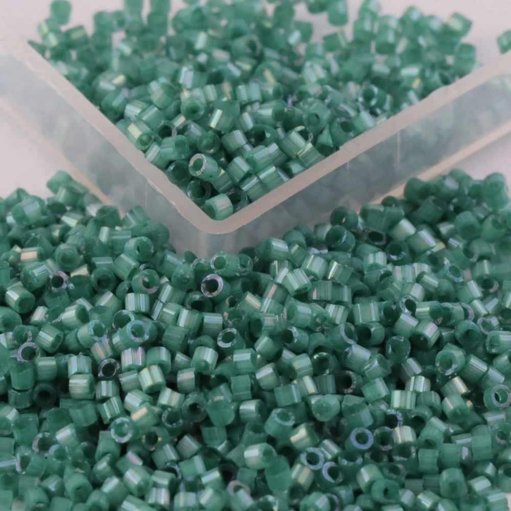 

Silk Color Glass Beads Japan Miyuki Delica Beads for Needlewor DIY Jewelry Making 100g Waist Beads