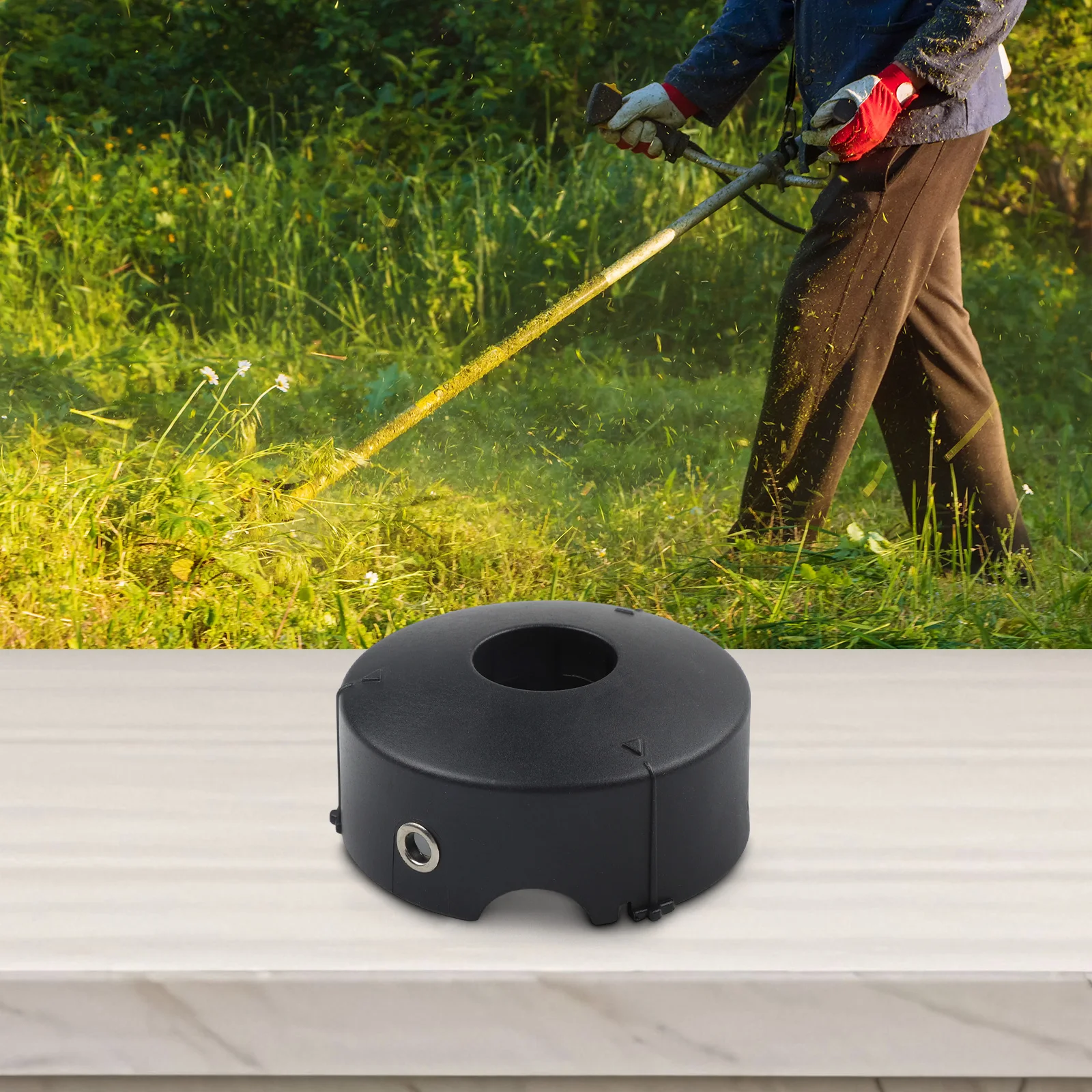 Kit tappo di copertura linea bobina adatto per Bosch ART 23 26 30 2300 300 COMBITRIM EASYTRIM PROTAP Landscape Power Equipment