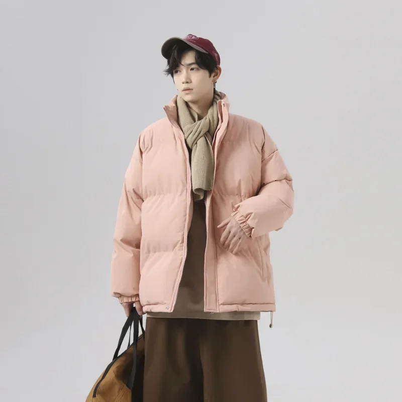 Grosso à prova d'água Down Parkas para homens e mulheres, ajuste solto, casacos de algodão acolchoado, casais, plus size, quente, AU-215, inverno