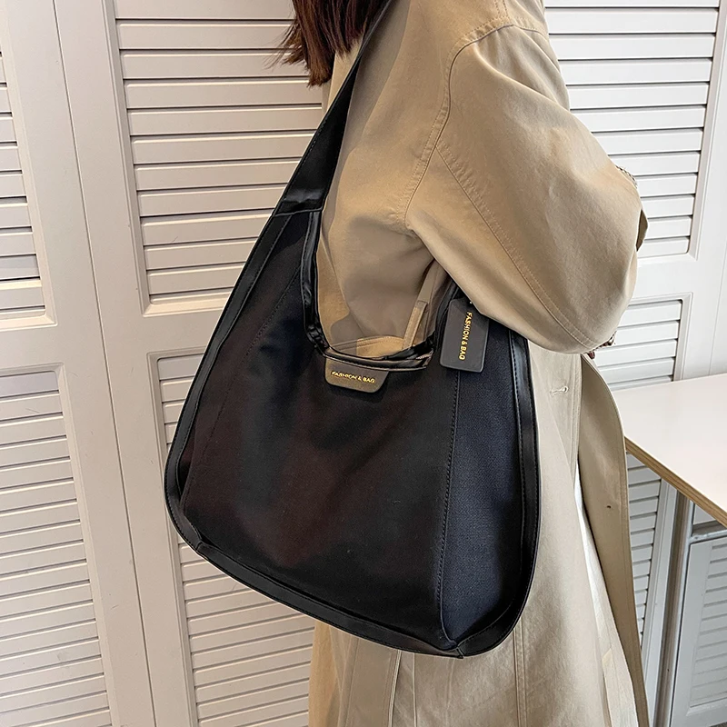 Bolso retro de alta capacidad para mujer, bandolera de tela Oxford de diseñador de lujo, 2022