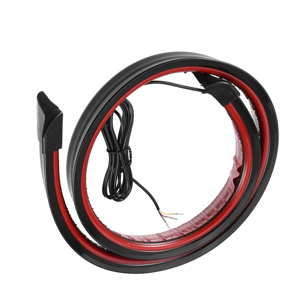 LED Car Tail Brake Light Strip ABS Multi-function Mode Rear Roof Trunk Tail Spoiler Wing Lip Tail Signal Brake Light - Image 3