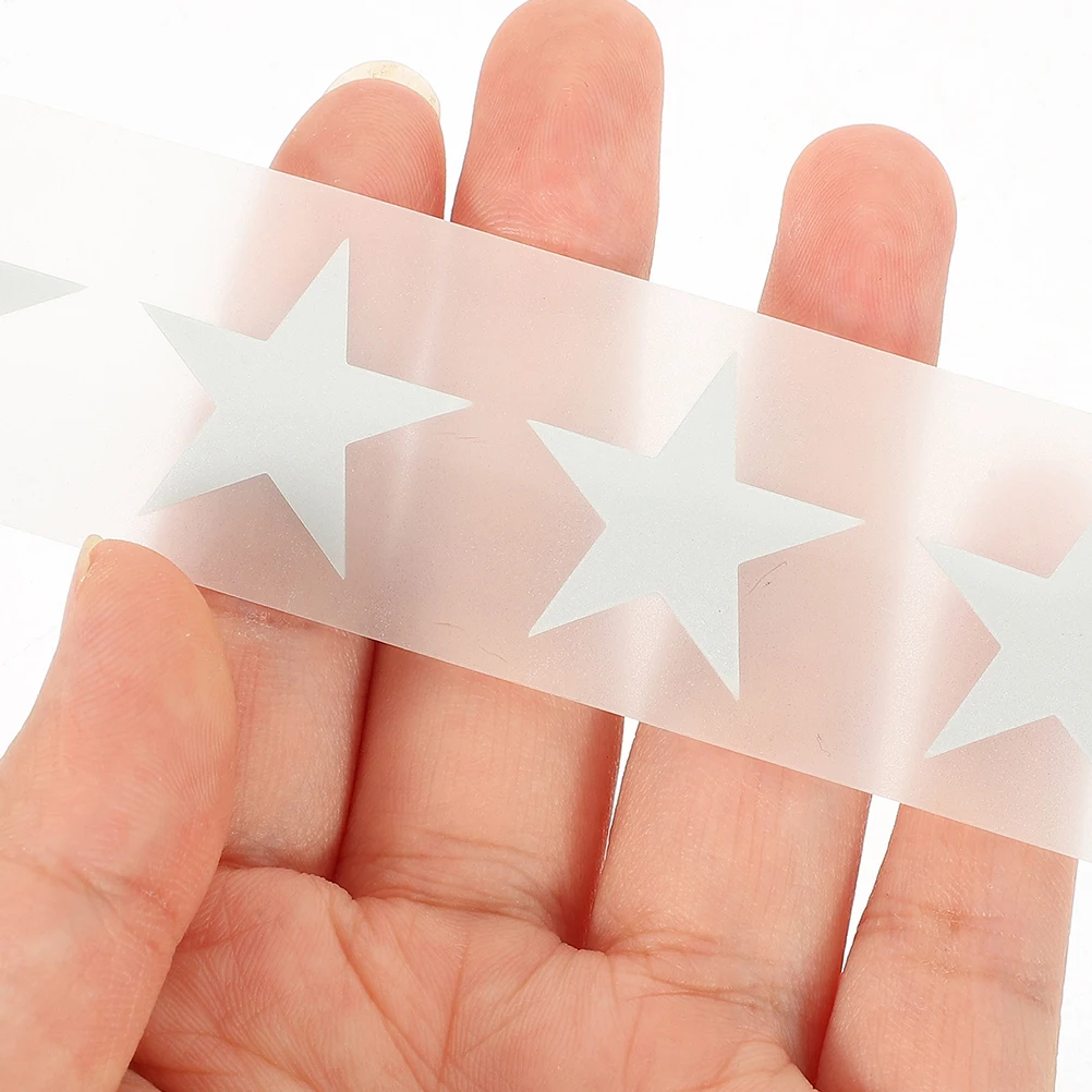 

2 Rolls Star Reflective Heat Transfer Vinyl Film Iron on DIY Clothes Tape for T-Shirts Shoes Caps Craft Decoration Easy Use