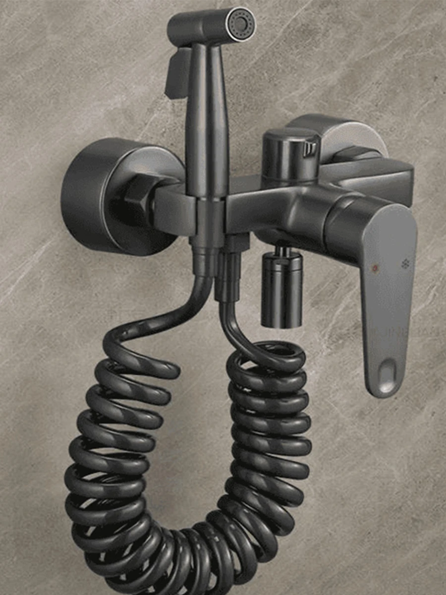 

Bathroom Shower Faucet With Spray Gun Mixing Valve Shower Bathtub Mixing Switch Triple Hot and Cold Faucet Shower Faucet