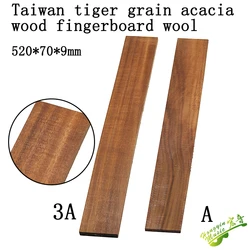 Taiwan koa Acacia Wood For Acoustic Guitar Electric Guitar Classical Guitar Finger Board Handmade Rosewood Fingerboard 520*70*9