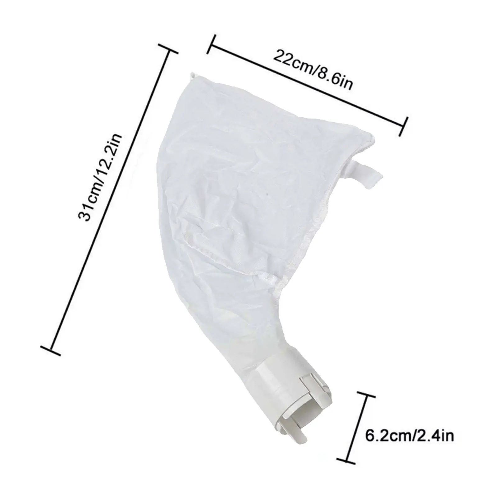 Replacement Filter Bags with Zipper for Polaris 360 and 380 Pool Cleaner Designed to Enhance Filtration Efficiency 2 Pieces Pack
