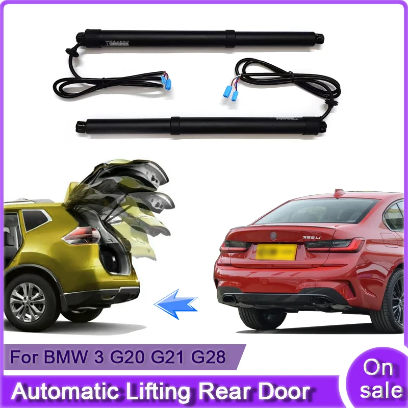 

Для BMW 3 серии G20 G21 G28 2018 ~ 2024 Автомобильная электрическая система подъема задней двери, комплект автоматического открывания задних ворот, автоматический подъем задней двери