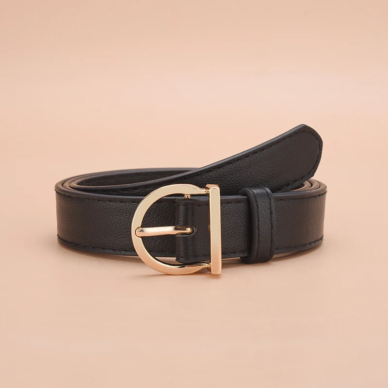 Neuer stilvoller schmaler Taillengürtel für Damen, PU-Material – einfacher, lässiger, vielseitiger, eleganter Gürtel in einfarbiger Farbe, perfekt für Jeans, Kleider – Detail 6