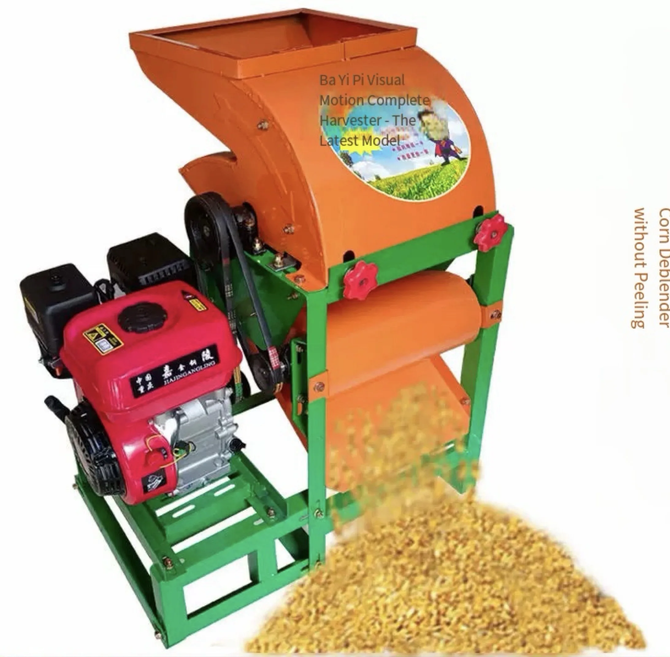 Affordable Automatic Corn Sheller Engine Maize Thresher No Manual Peeling Required
