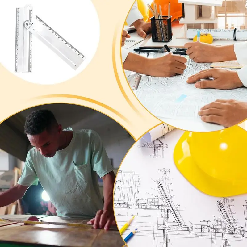 인체공학적 각도기 측정 도구, 다기능 슬라이딩 각도 각도기, 건설용 측정 도구