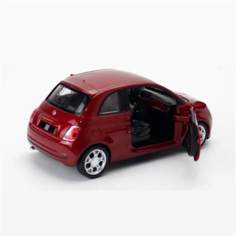 1:32 Fiat 500 Alloy Mini Car Model Diecast Metal Toy Vehicles Car Model High Simulation Miniature Scale Collection Children Gift